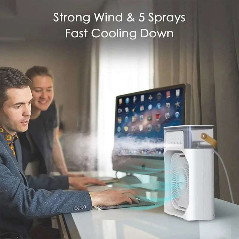 Portable 3 In 1 Fan AIr Conditioner Household
