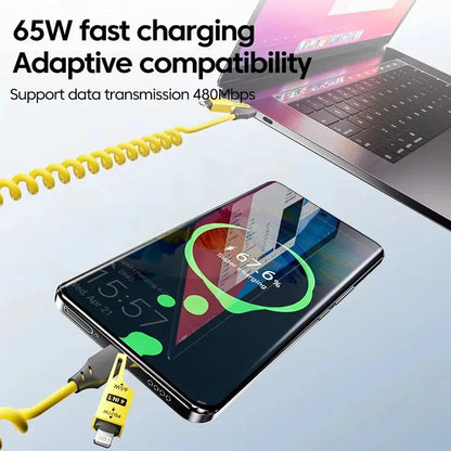 NNBILI 65w Zinc Alloy USB-C 4IN1 Fast Charging