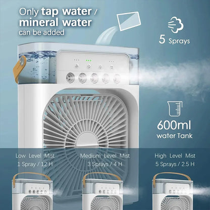 Portable 3 In 1 Fan AIr Conditioner Household